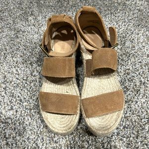 Soludos Palma Platform Sandal- 6.5- Walnut